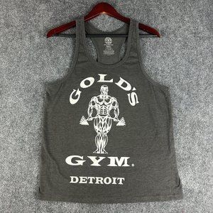 Gold's Gym® - Muscle Joe Men's Stringer Tank Gray Pre Owned VG condition Small